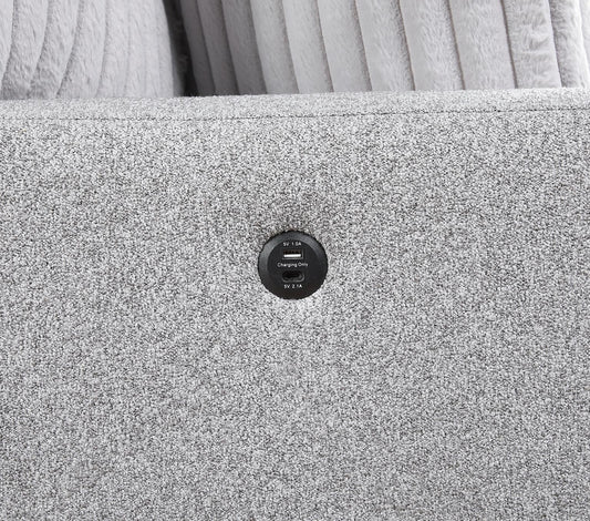 U390 - Sofa Chaise Sectional - Gray