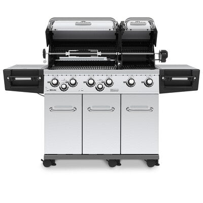 Broil King Regal XLS Pro Stainless Steel 6-Burner Natural Gas Grill with 1 Side Burner