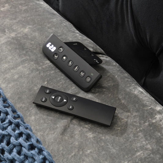 B540 - King Bed With Fireplace, TV Mount & Bluetooth Speaker & USB