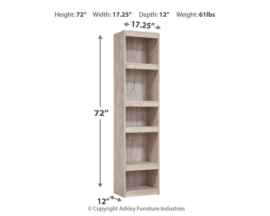 Willowton - Pier - 4 Shelves - Whitewash