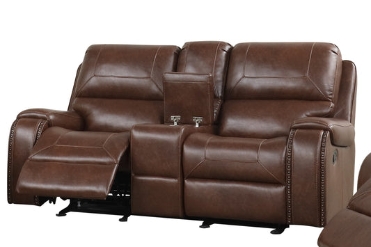 Owen Reclining Glider Console Loveseat