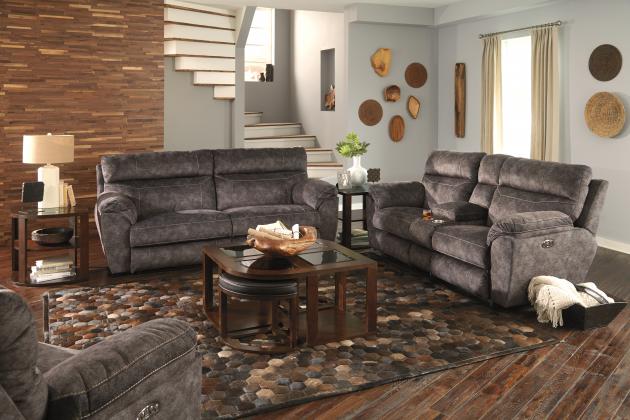 Sedona Triple Power Reclining Console Loveseat