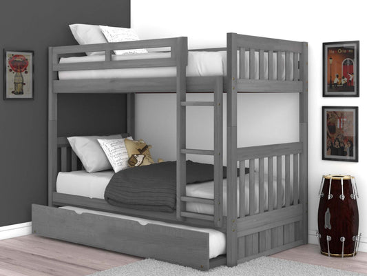 Bunk Bed in Charcoal