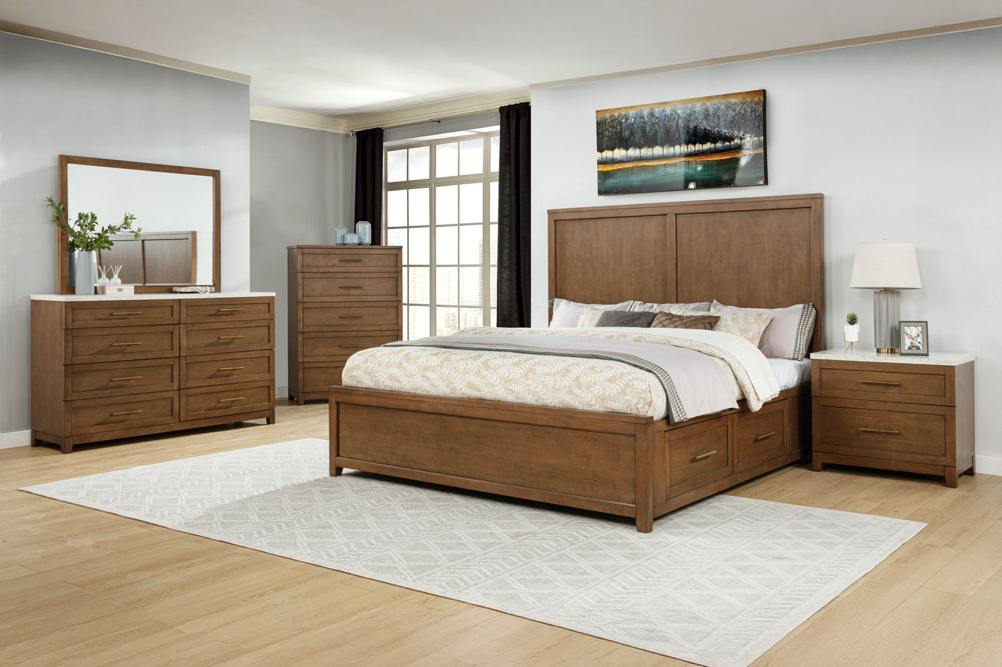 Devonshire - Mirror - Cognac