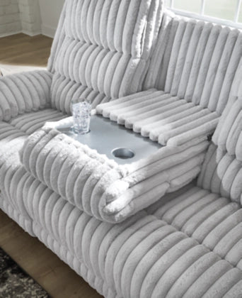 Rhine Falls Power Reclining Sofa w/Drop Down Table