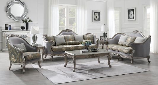 U198 - Traditional Chair - Gray