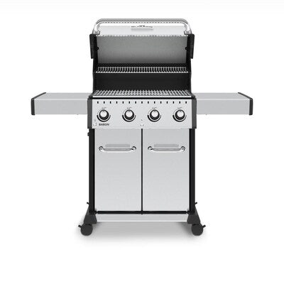 Broil King Baron S420 Pro Stainless Steel 4-Burner Liquid Propane Gas Grill