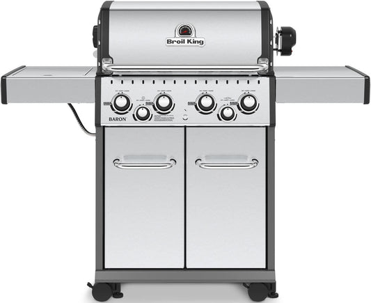 Broil King® Baron™ S490 Pro Infrared Stainless Steel Free Standing Grill