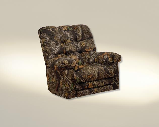 Camo Chaise Rocker Recliner Oversized w/X-Tra Comfort Footrest