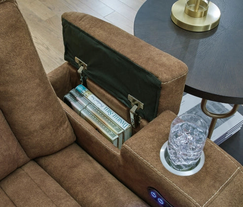 Wolfridge Power Reclining Console Loveseat
