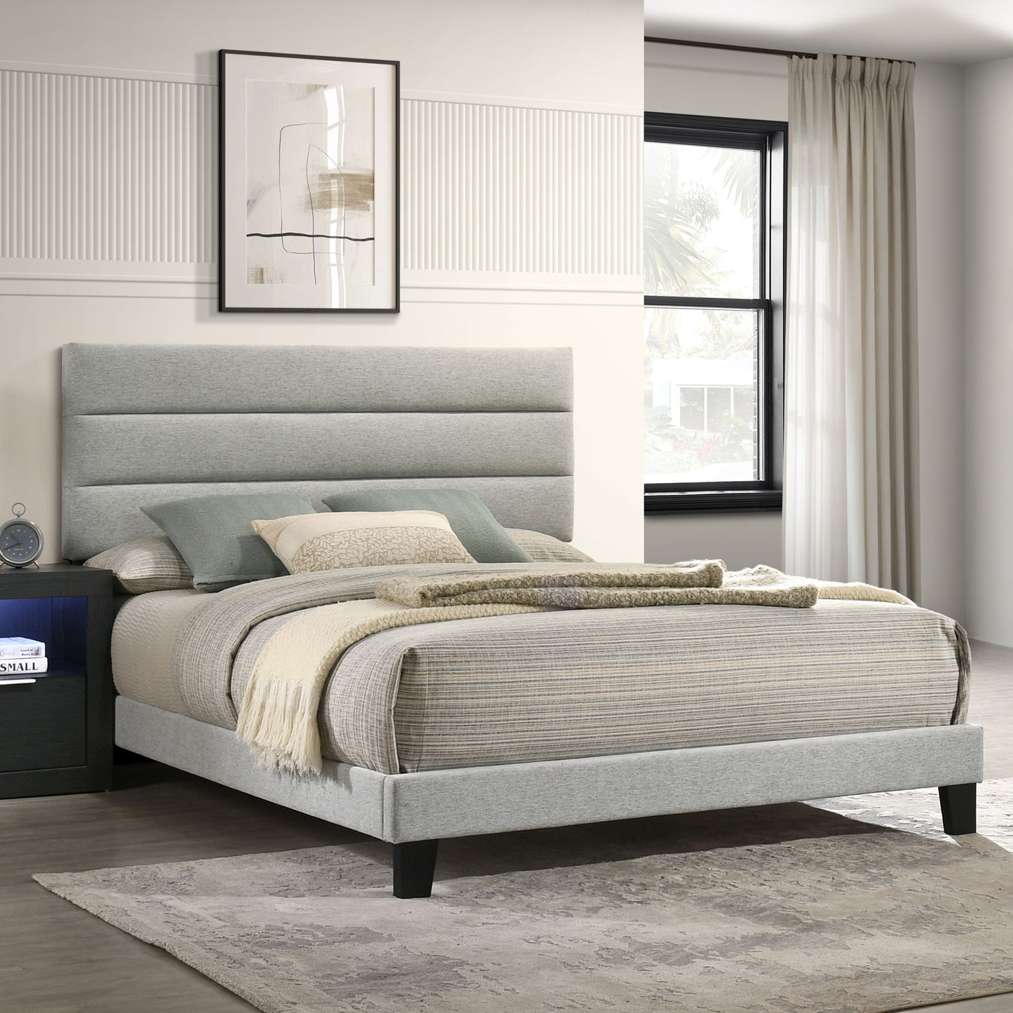 Asher - 6/6 Eastern King Bed - Smoke