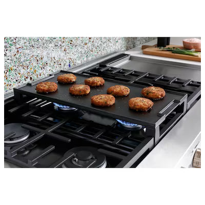 Cafe 48 in. 8.25 cu. ft. Smart Double Oven Dual Fuel Range with Self-Cleaning Convection Oven in Stainless Steel