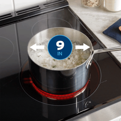 30 in. 5 Burner Element Smart Free-Standing Electric Range in Stainless w/EasyWash Oven Tray & No-Preheat Air Fry