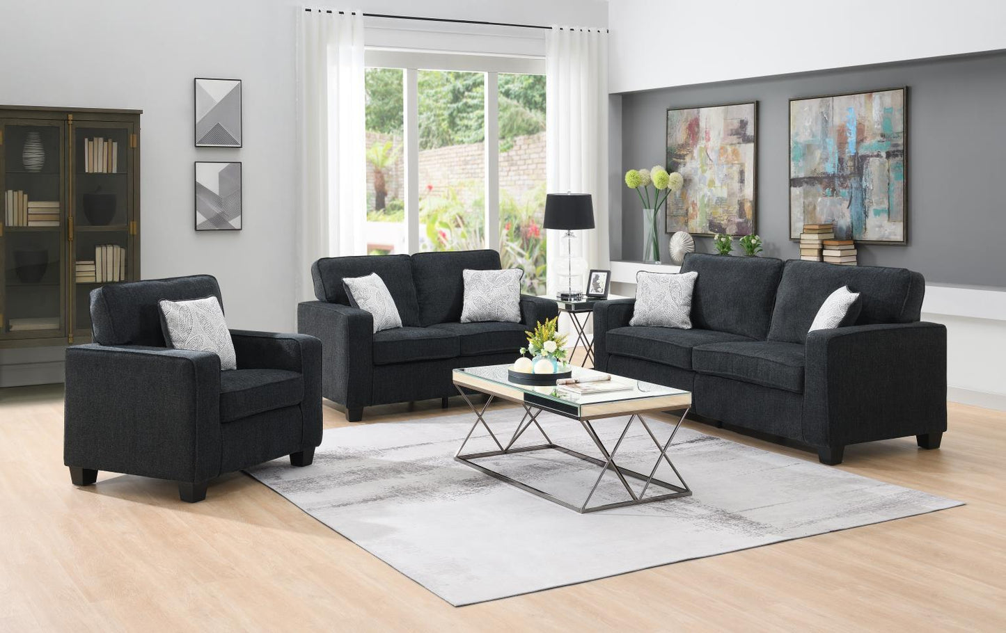 U510 - Loveseat - Slate Gray