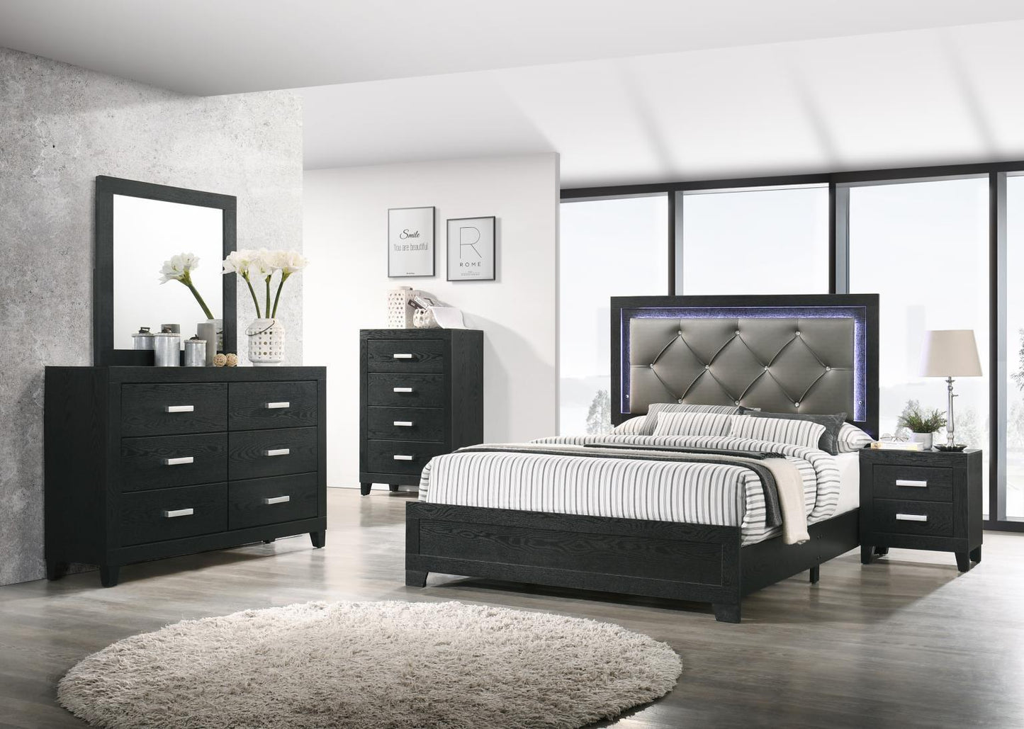 B375 - LED Bed