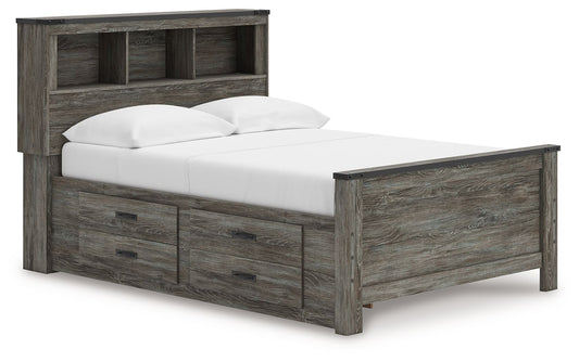 Frandern - Bookcase Panel Bed