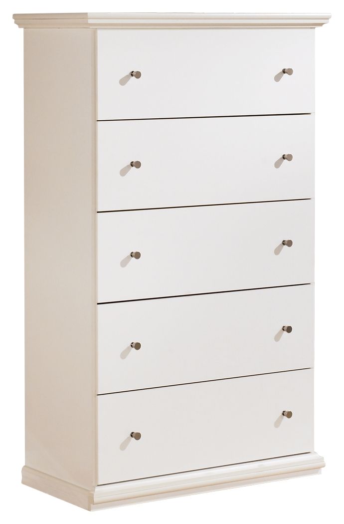 Bostwick Shoals - Five Drawer Chest - White – Johnston Signature 
