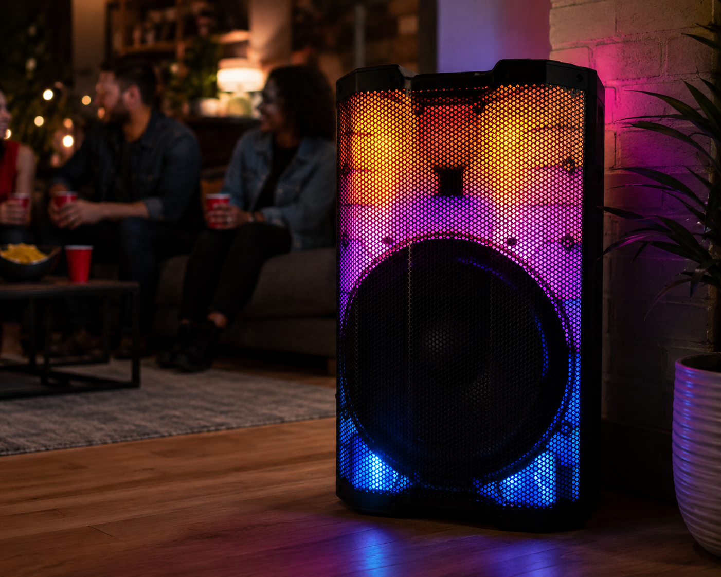 Stage Pro 15" 180 Watt Speaker with LED Lighting