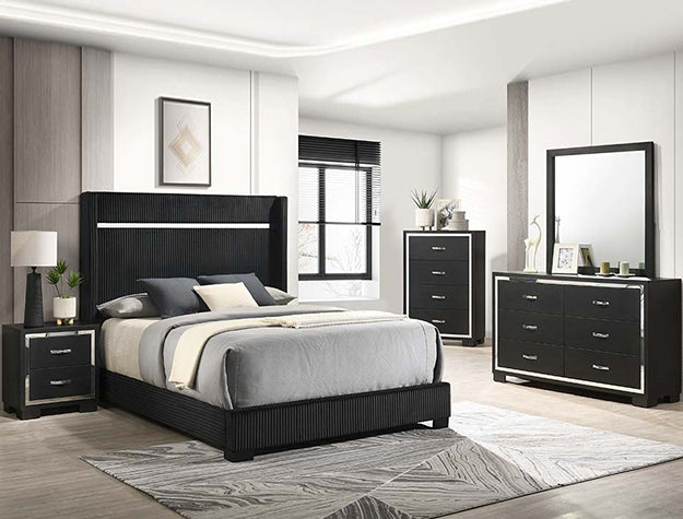 Conjunto de dormitorio de 3 piezas Gennro