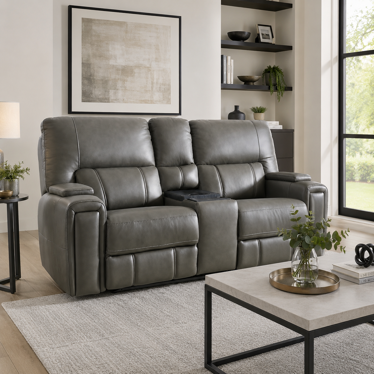 Revive Hudson Power Loveseat w/Cooler & Bluetooth Speakers
