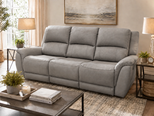 Revive Gallagher Leather Power Reclining Sofa