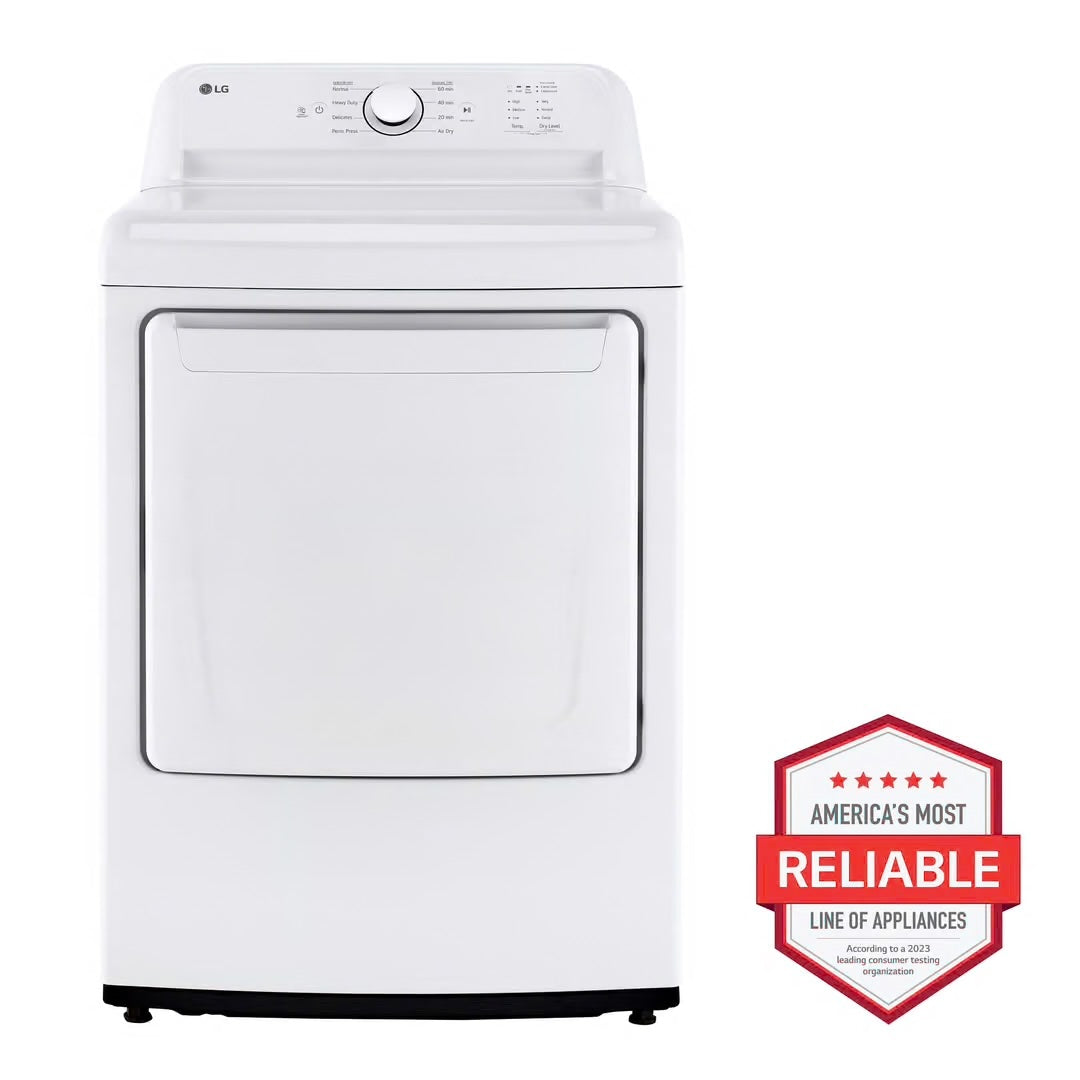 7.3 CF Ultra Large High Efficiency Electric Dryer - White