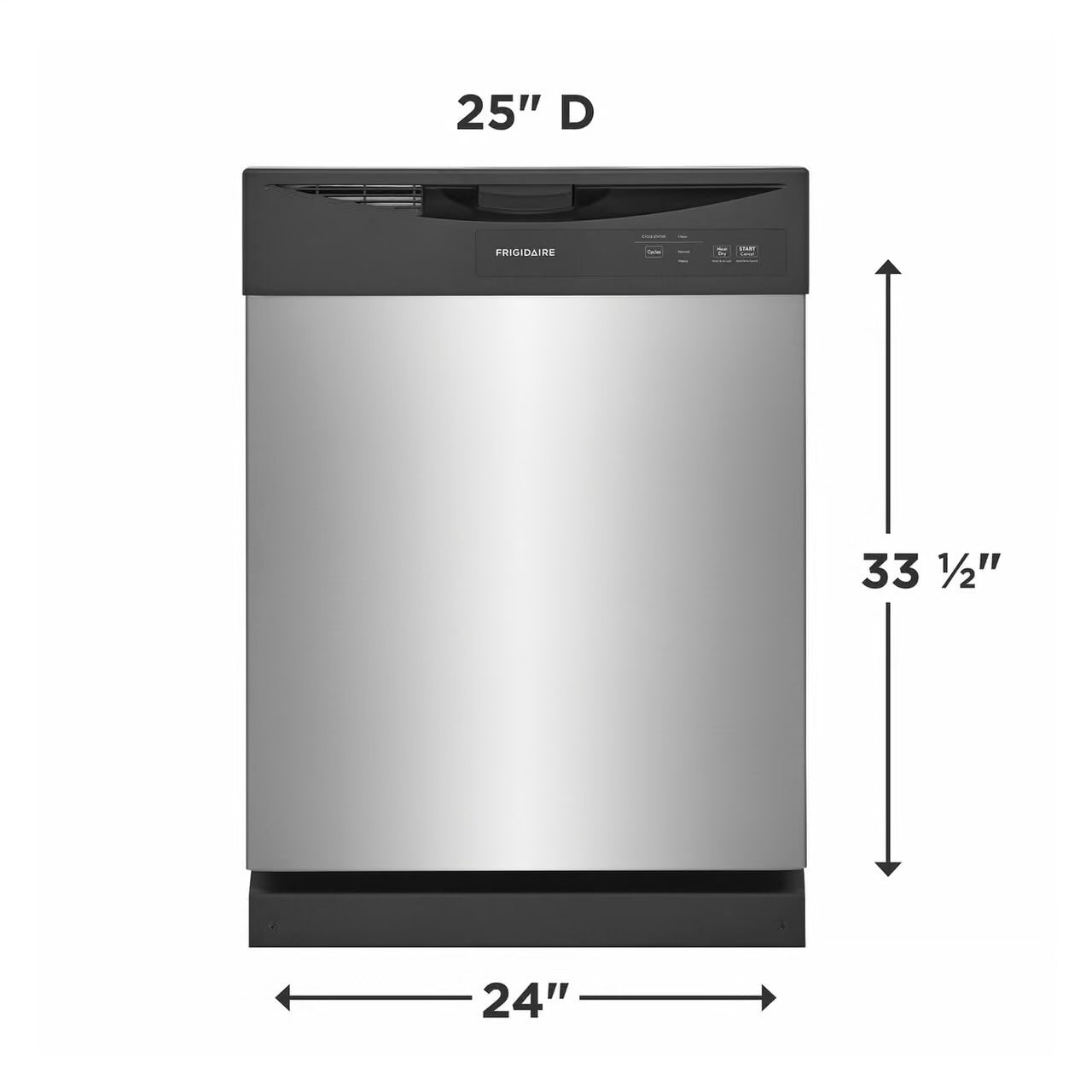 24 in. Stainless Steel Front Control Smart Built-In Tall Tub Dishwasher