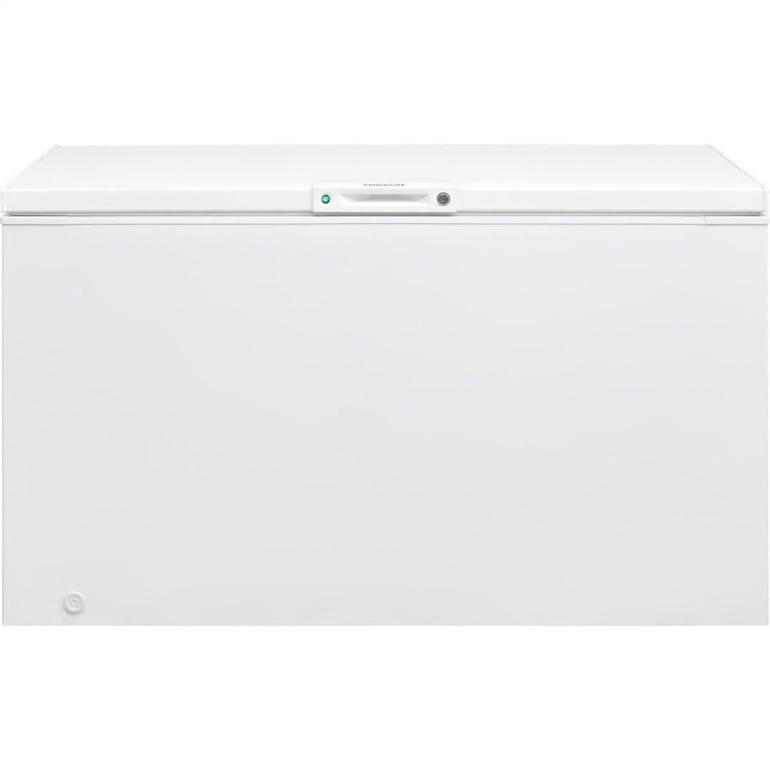 15 cu. ft. Garage Ready Manual Defrost Chest Freezer in White with LED Light and Adjustable Temperature Control