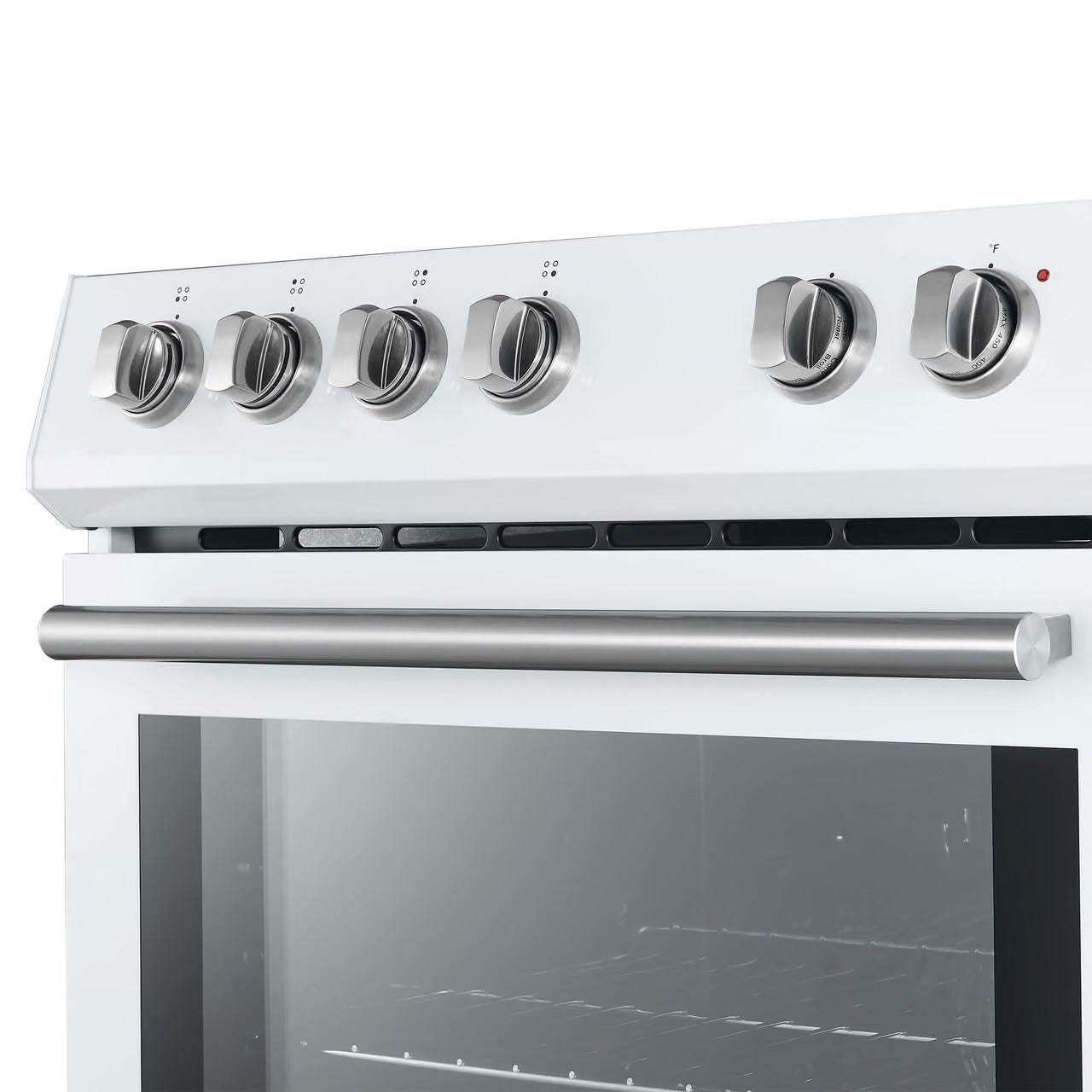 Leonardo Espresso 30 in. 4 Element 5.0 cu. ft Electric Range Convection Oven in White