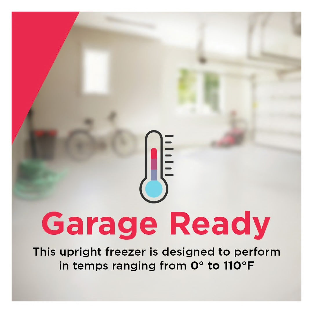 20 cu. ft. Garage Ready Frost Free Upright Freezer in White