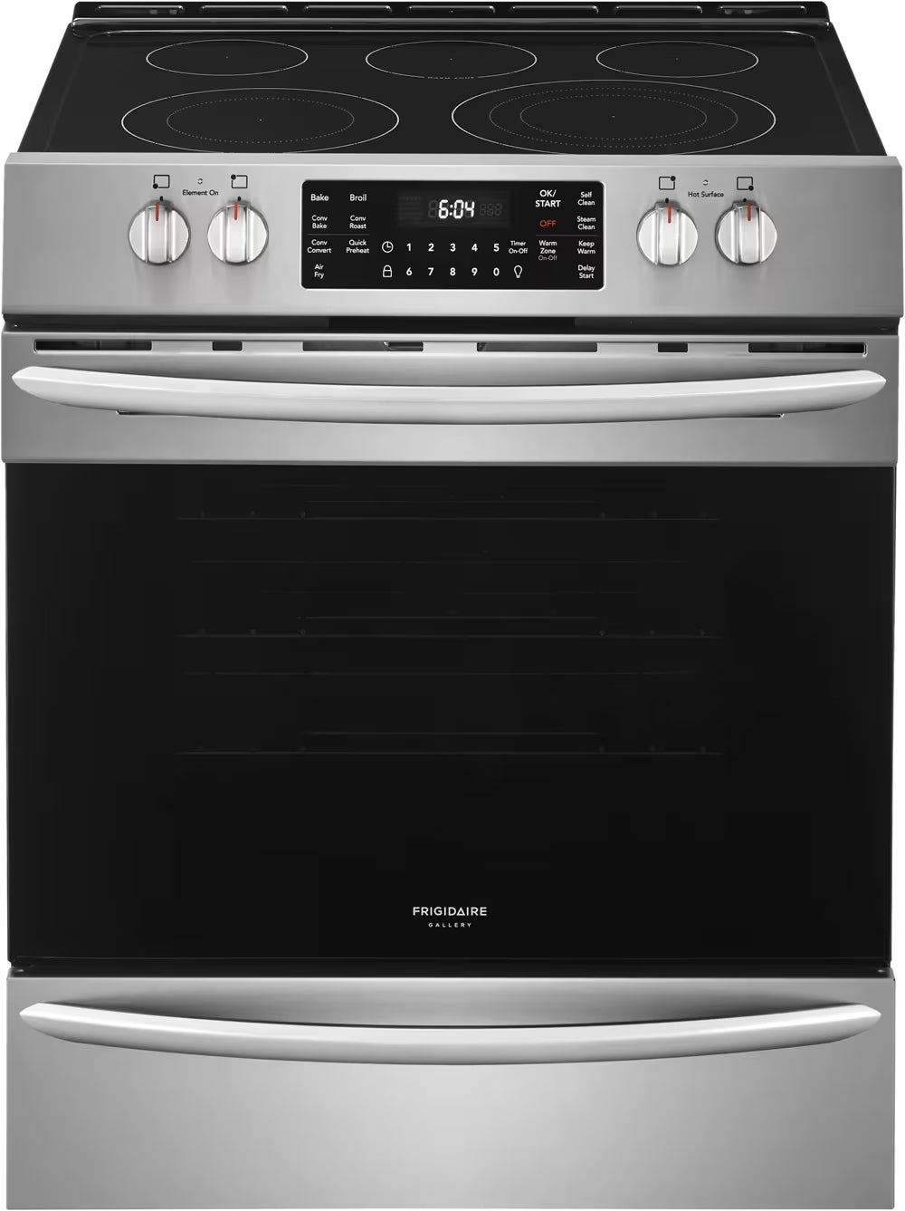 Frigidaire Gallery 30" Front Control Electric Range with Air Fry OUTLET