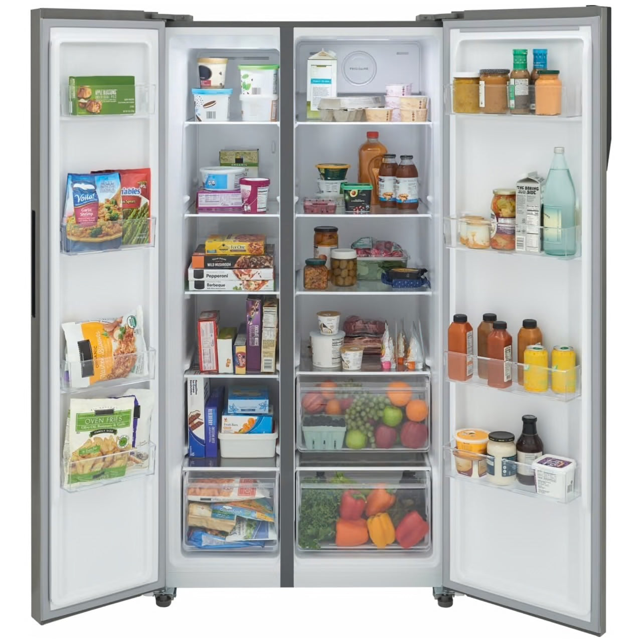 21.4 cu. ft. Garage Ready Counter Depth Side-By-Side Refrigerator in Fingerprint-Resistant Stainless Look