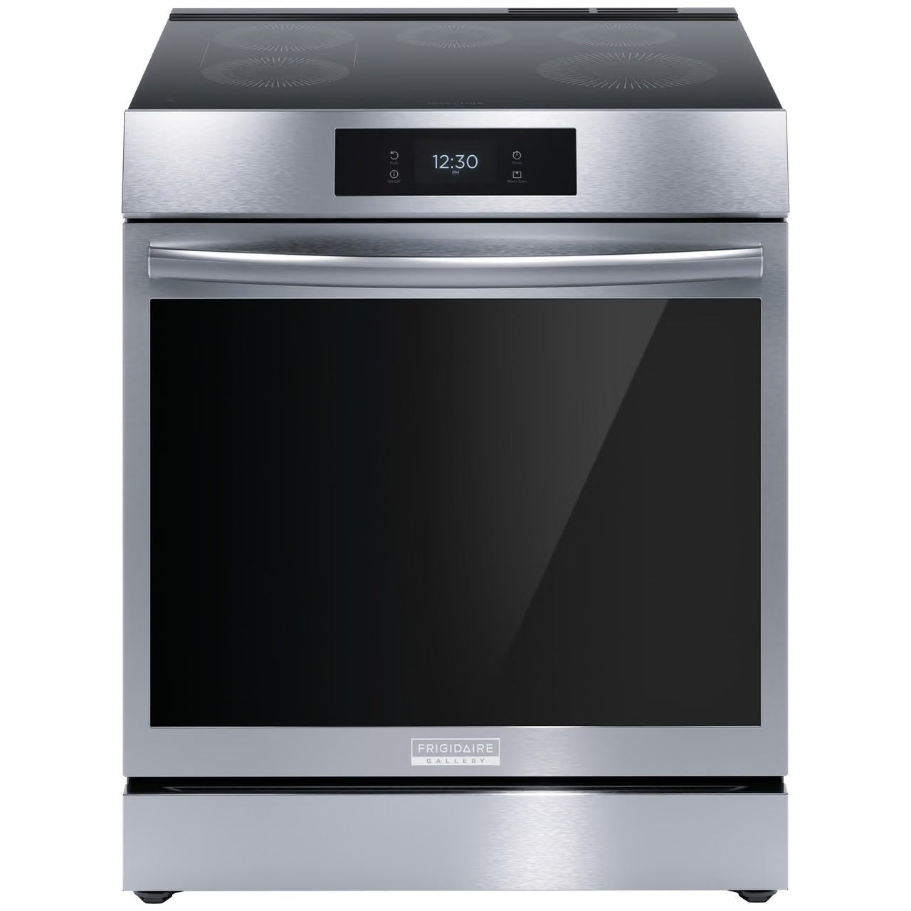Gallery 30 in 6.2 cu.ft. 5 Burner Element Slide-In Induction Range w/ Total Convection & Air Fry , SmudgeProof Stainless