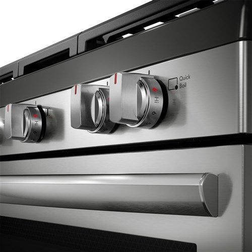 Gallery 30 in. 5 Burner Freestanding Gas Range in Stainless Steel with True Convection and Air Fry