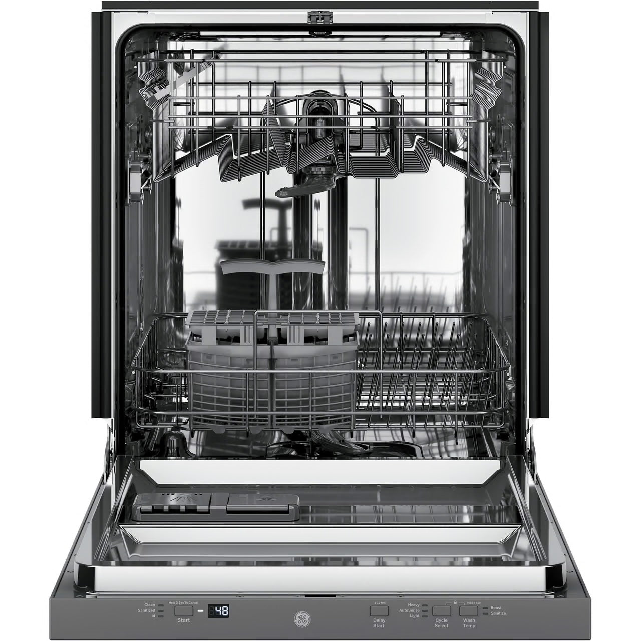 24 in. Built-In Stainless Steel Top Control ADA Dishwasher with Stainless Steel Tub and 51 dBA
