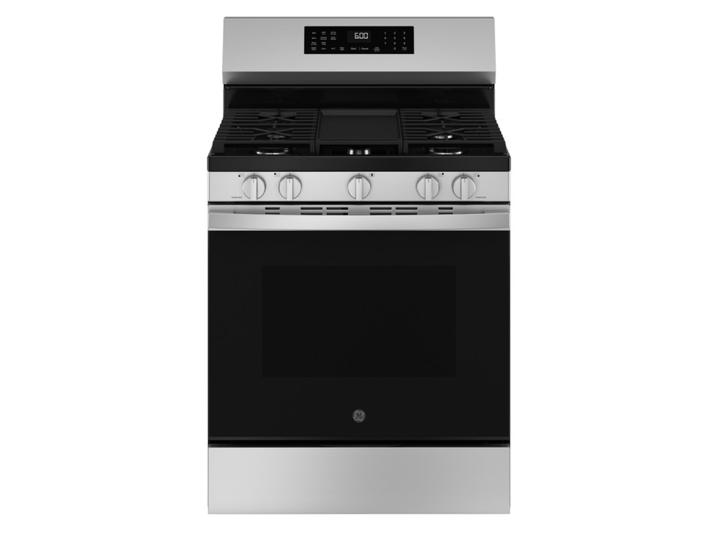 30 in. 5-Burners Smart Free-Standing Gas Convection Range with EasyWash Oven Tray And No-Preheat Air Fry