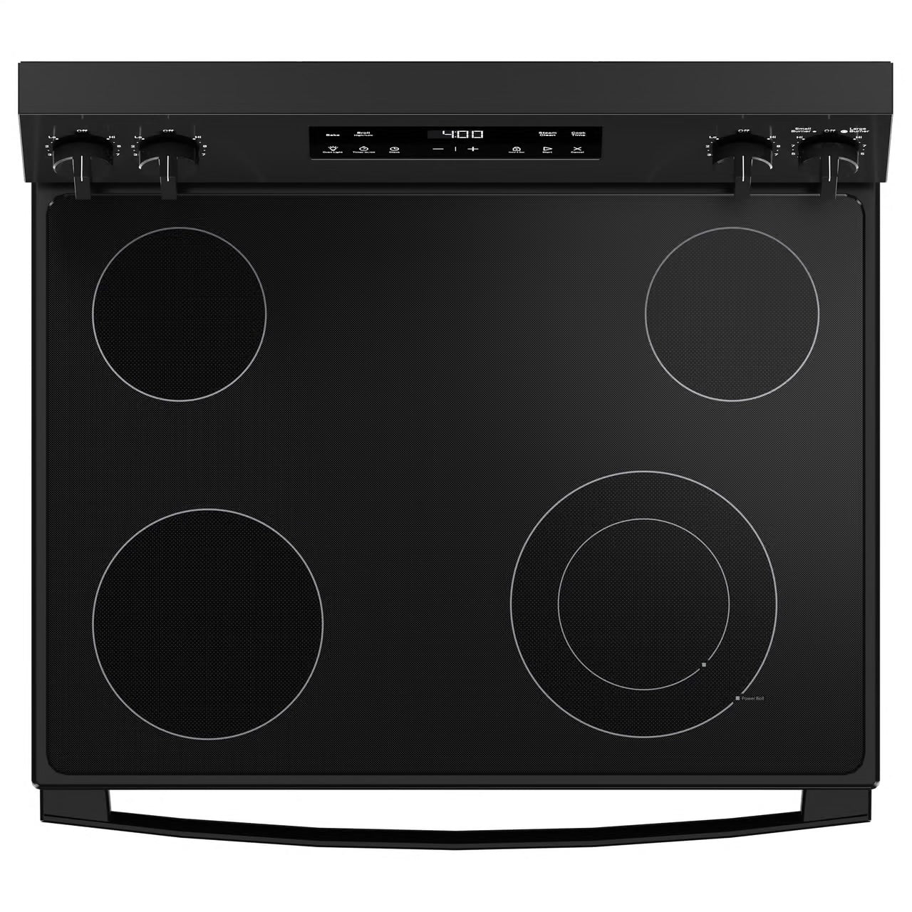 30 in. 4 Burner Element Free-Standing Electric Range in Black