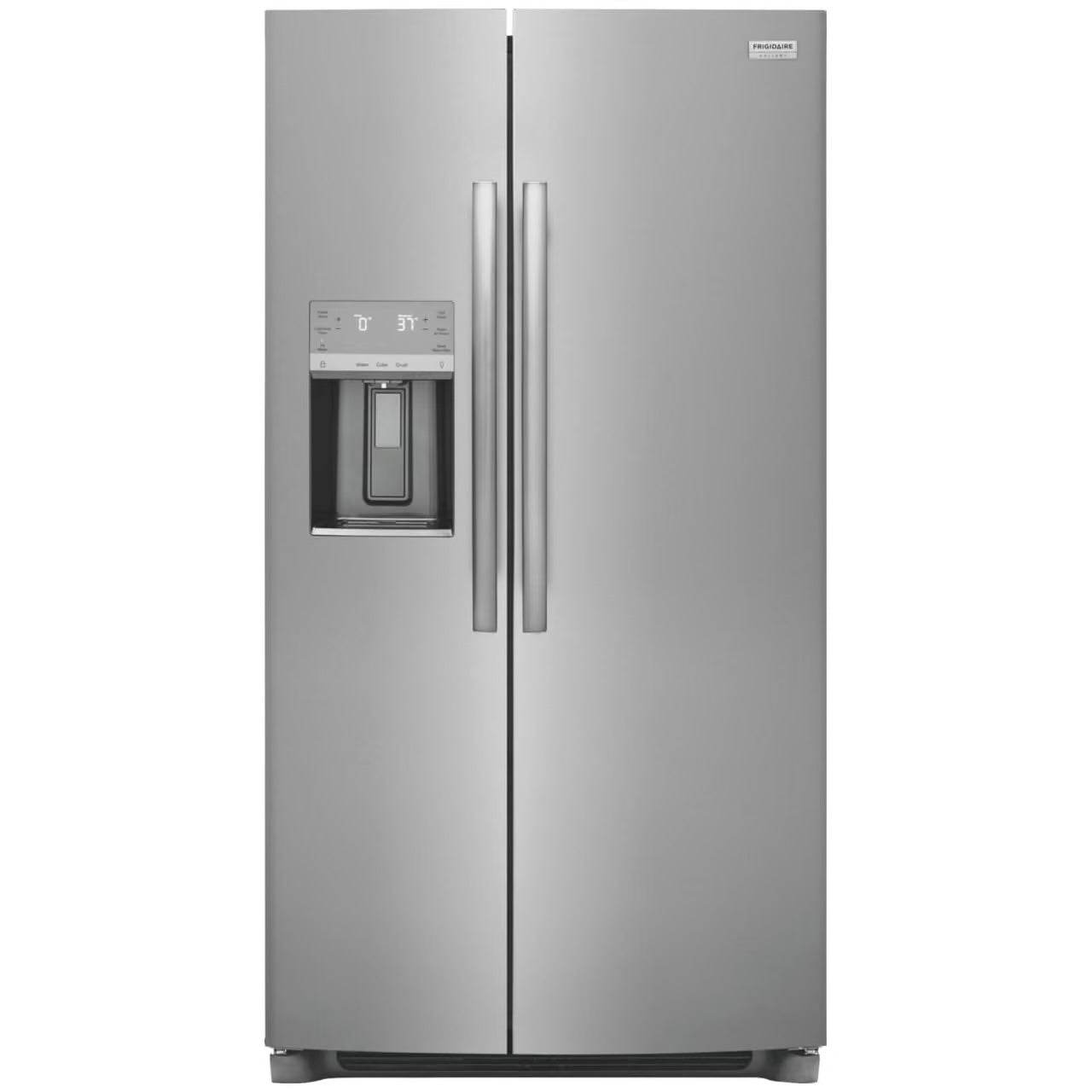 Gallery 36 in. 22.3 cu. ft. Counter Depth Side-by-Side Refrigerator in Smudge-Proof Stainless Steel, ENERGY STAR