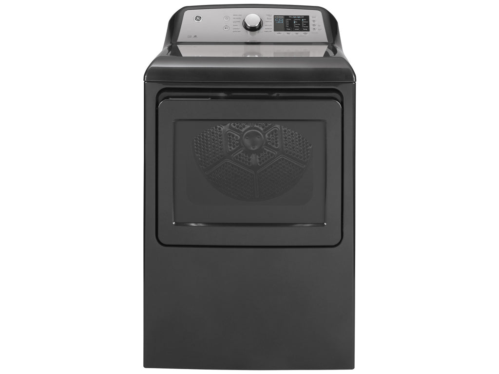 7.4 cu. ft. 240-Volt Diamond Gray Electric Vented Dryer with Sanitize Cycle, ENERGY STAR