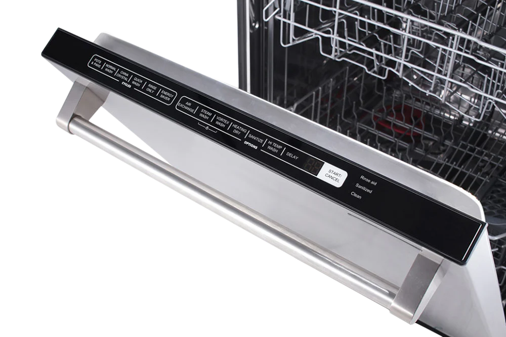 24-in Top Control Built-in Dishwasher With Third Rack ( Stainless steel ) , 45-Decibel Very Quiet Sound Level