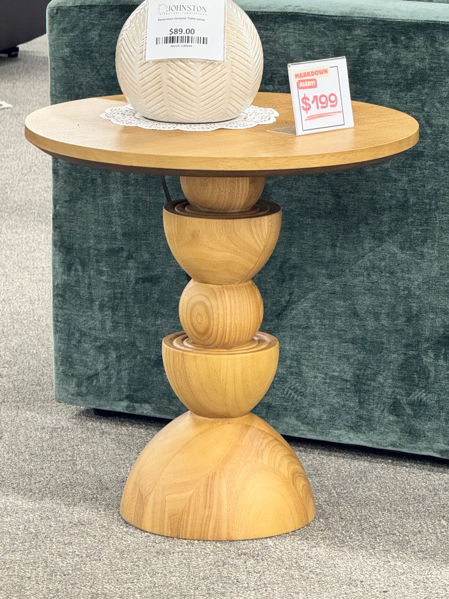 White Ash End Table OUTLET
