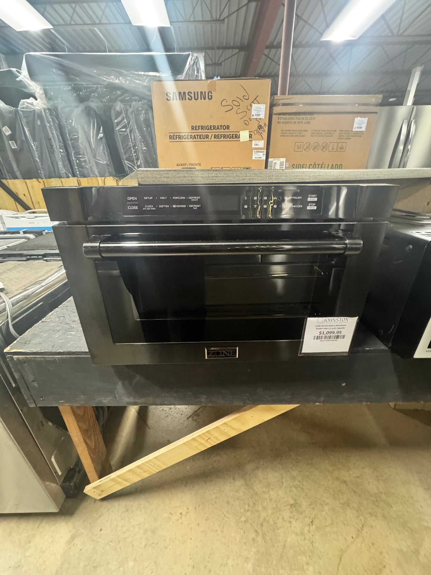ZLINE 24 Inch Built-in Microwave Drawer with 1.2 cu ft. Capacity OUTLET