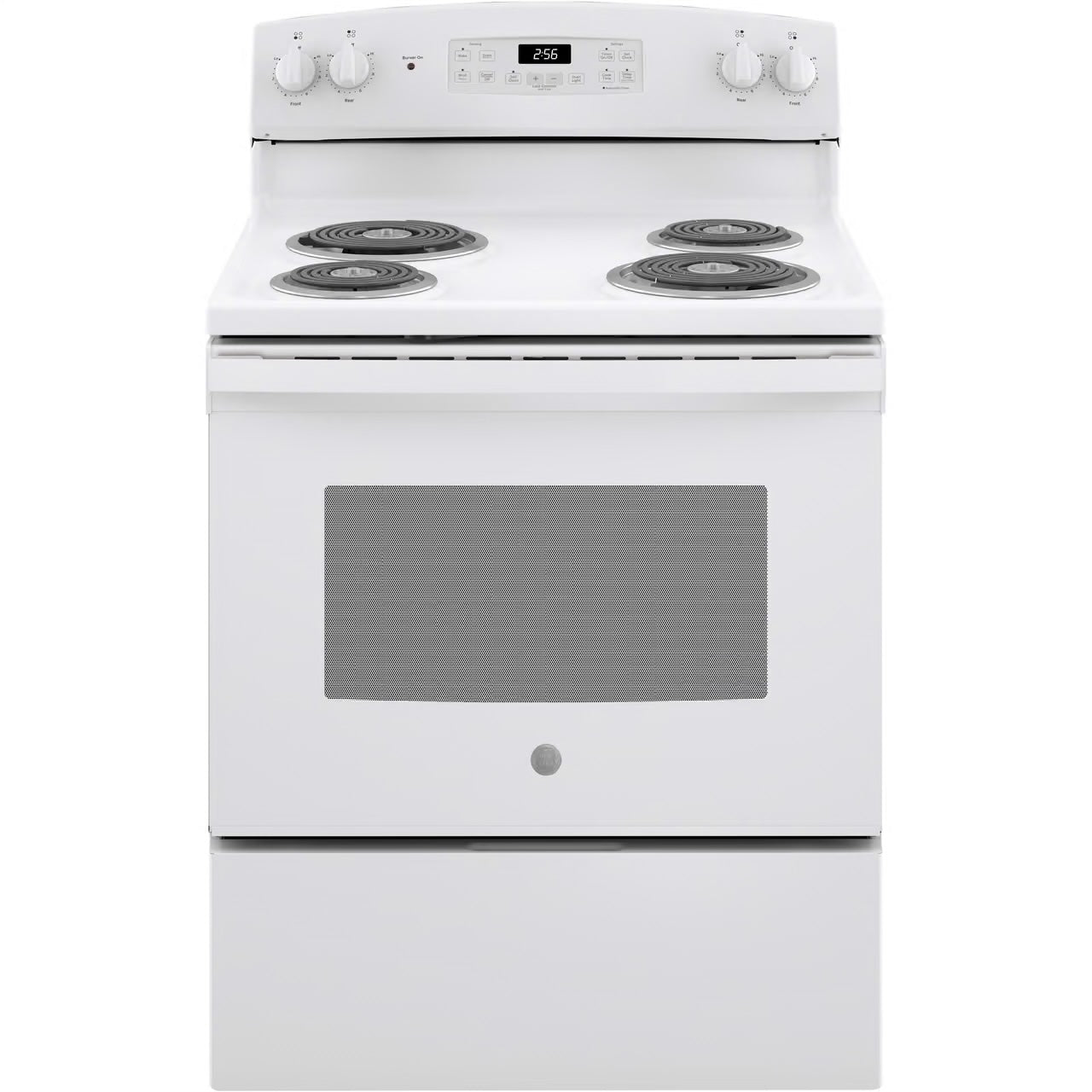 30 in. 4 Burner Element Free-Standing Electric Range in White