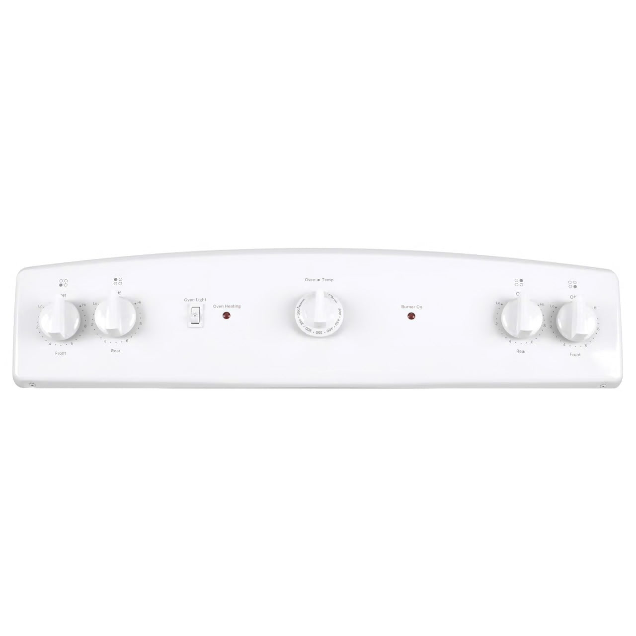 Cocina eléctrica independiente de 30 pulgadas con 4 quemadores en color blanco