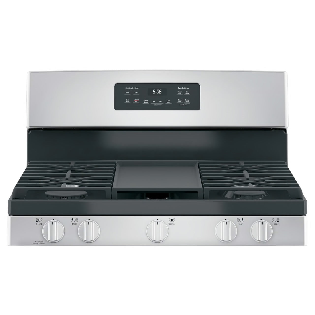 30 in. 5.0 cu. ft. Freestanding Gas Range in Stainless Steel with Griddle