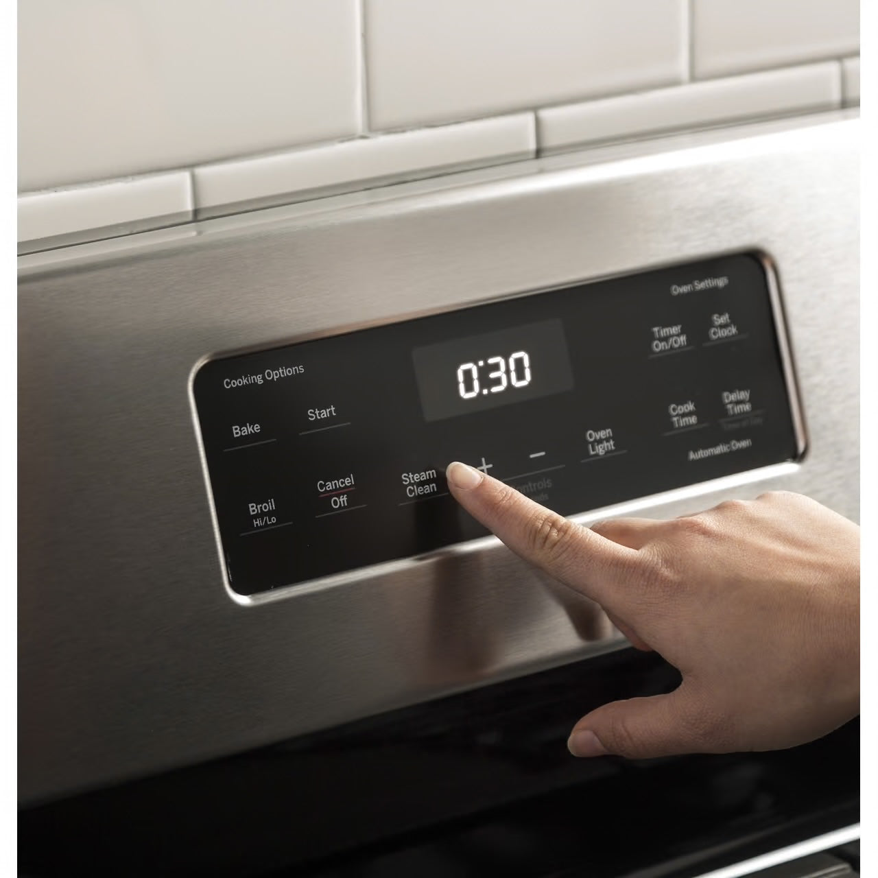 30 in. 5.0 cu. ft. Freestanding Gas Range in Stainless Steel with Griddle