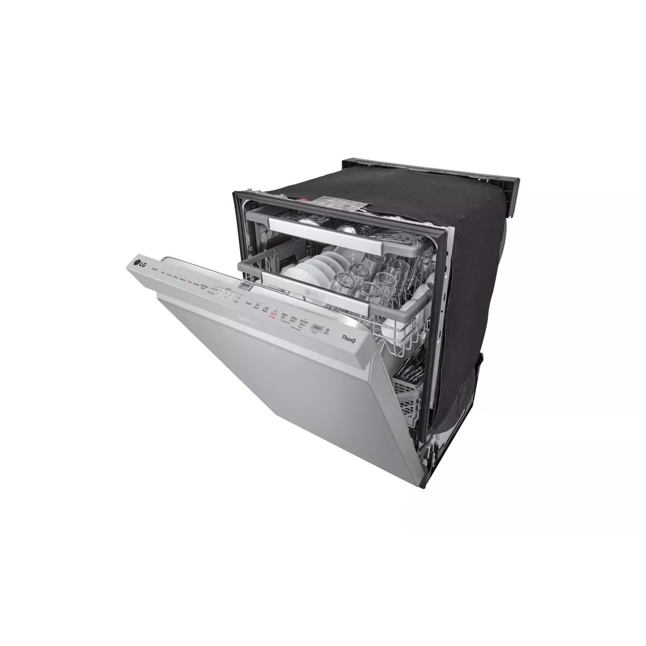24 in. PrintProof Stainless Steel Smart Top Control Dishwasher with 1-Hour Wash and Dry, QuadWash Pro and Dynamic Dry