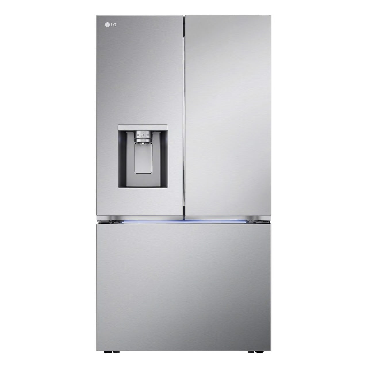 26 cu. ft. Smart Counter-Depth MAX French Door Refrigerator with 4 types of ice in PrintProof Stainless Steel