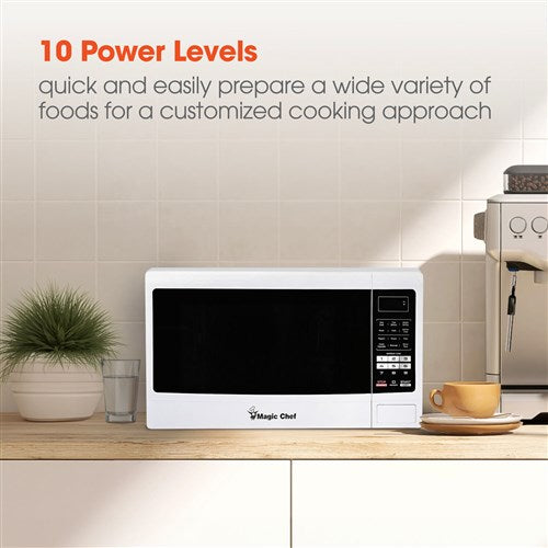 1.6 Cu Ft Countertop 1100 Watt Digital Touch - White