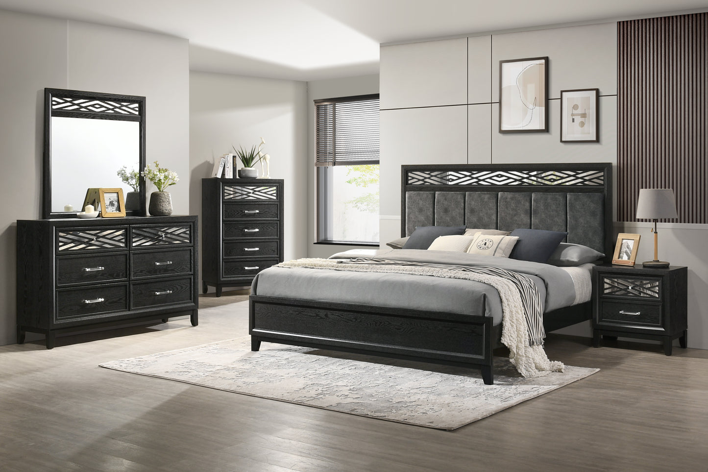 Obsidian 3 PC Bedroom Group
